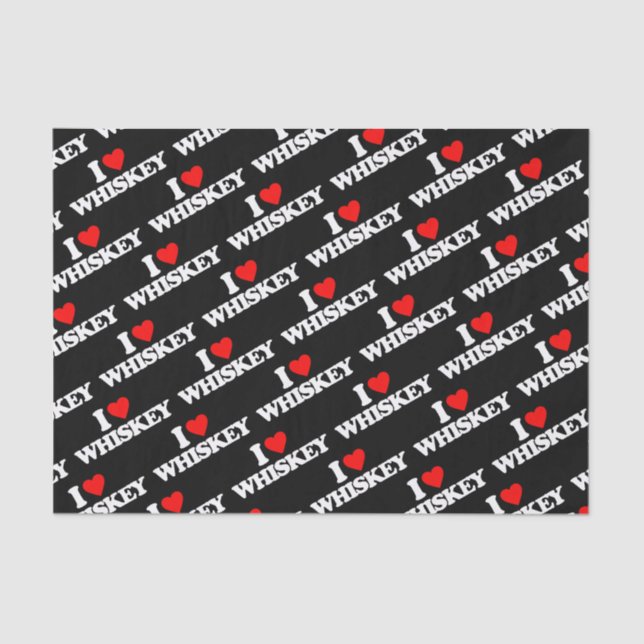 PAPEL DE SEDA AMO EL WHISKY (Anverso)