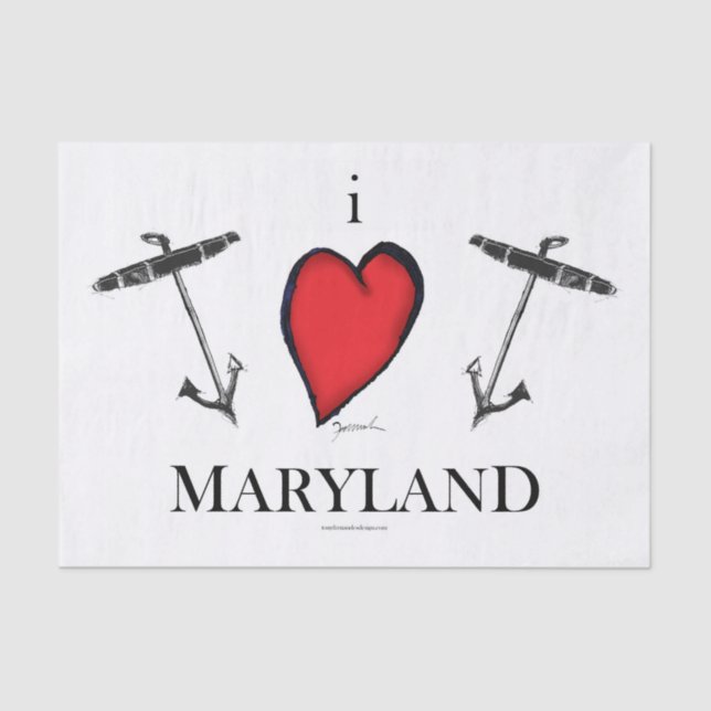 Papel De Seda amo maryland (Anverso)