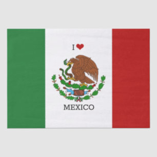 Papel De Seda amo méxico - bandera mexicana