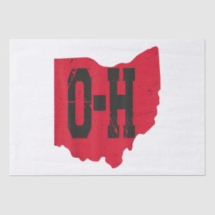 Papel De Seda Amo Mi Guión Hogar Ohio Buckeye State