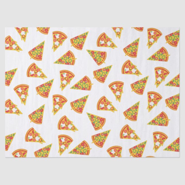 Papel De Seda Amo Pizza   (Anverso)