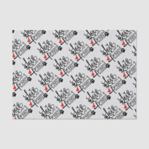 Papel De Seda Amor con 4 piernas