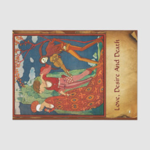 Papel De Seda AMOR, DESEO Y MUERTE El día de San Valentín