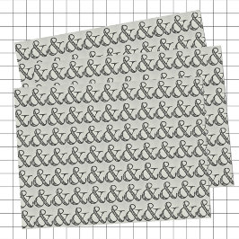 Papel De Seda Ampersor y Rótulo negro y gris con grito de divers