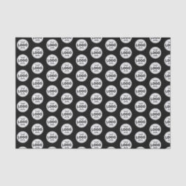 Papel De Seda Añadir su logotipo Empaquetado con marca Black Per