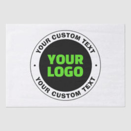 Papel De Seda Añadir su propio logotipo comercial o diseño carga