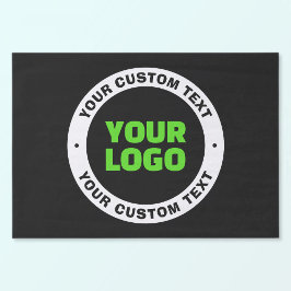 Papel De Seda Añadir su propio logotipo comercial o diseño carga