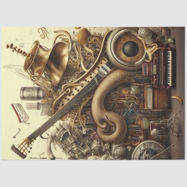 Papel De Seda Anatomía del diseño de la serie musical 3 (Anverso)