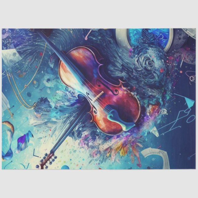 Papel De Seda Anatomía del diseño de la serie musical 6 (Anverso)
