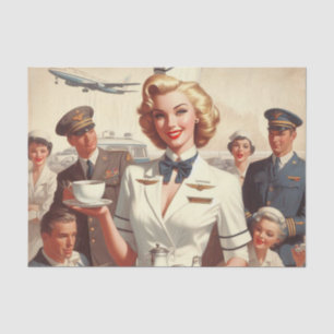 Papel De Seda Anclaje del administrador de vintage