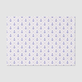 Papel De Seda Anclas alejadas del azul blanco rojo