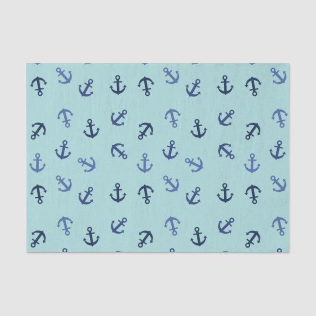 Papel De Seda Anclas Verano (Anverso)