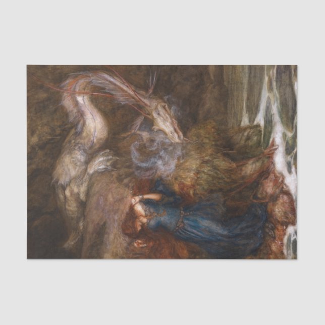 Papel De Seda Andromeda por Arthur Rackham (Anverso)