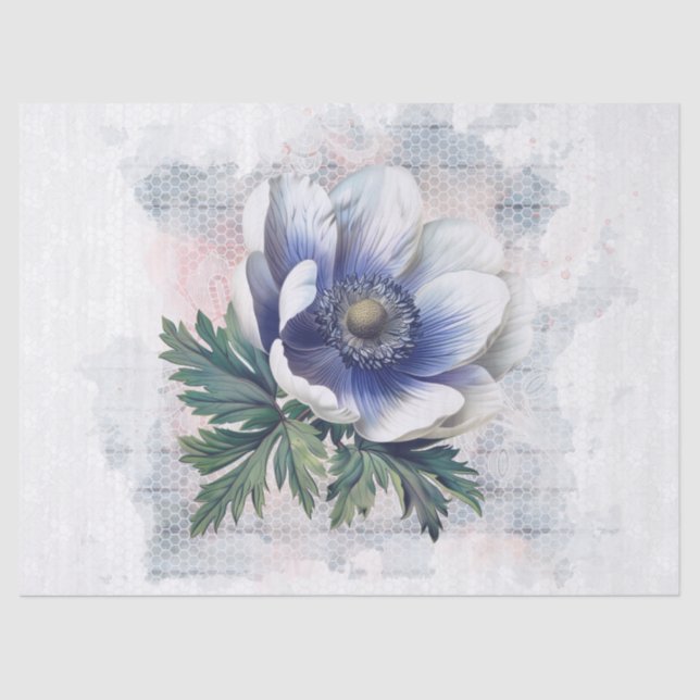 Papel De Seda Anemone Flower (Anverso)