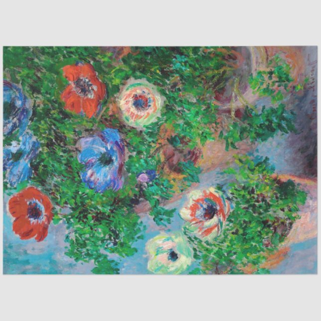 Papel De Seda Anemone, Monet (Anverso)