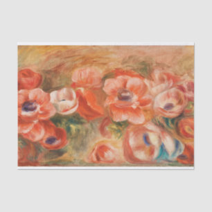 Papel De Seda Anemones (2) por Auguste Renoir Decoupage