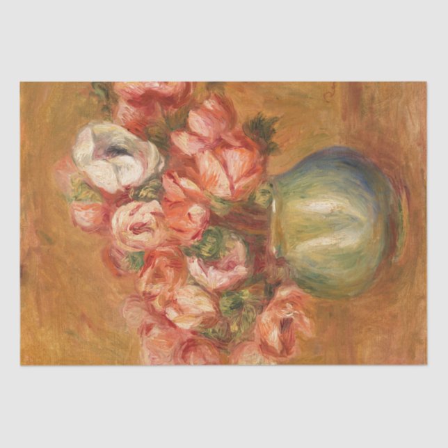 Papel De Seda Anemones de Pierre-Auguste Renoir (Anverso)