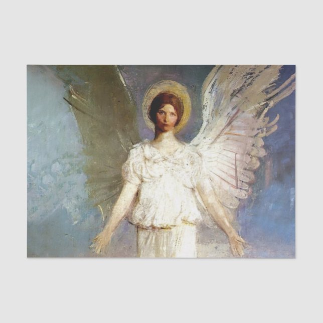 Papel De Seda “Angel al mediodía” de Abbott Thayer (Anverso)