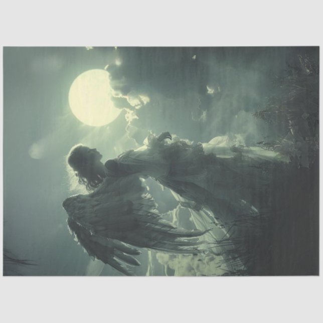 Papel De Seda Ángel Ángelico Capaz de Decoupage (Anverso)