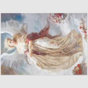 Papel De Seda Ángel de invierno victoriano