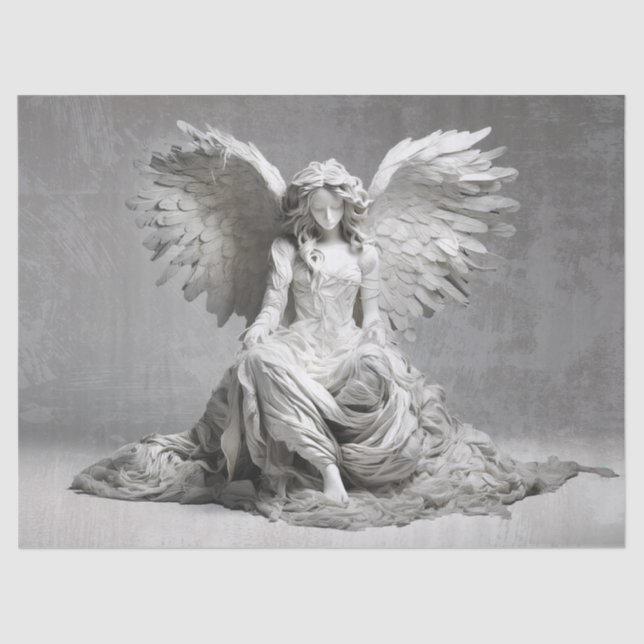 Papel De Seda Ángel de la hija divino (Anverso)