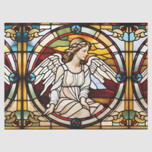 Papel De Seda Ángel de Vidrio Pintado Falso para Tissú de Manual