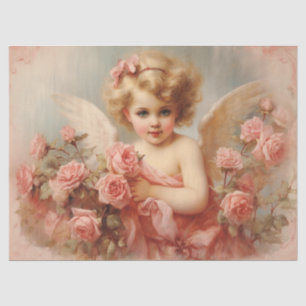 Papel De Seda Ángel del Niño Victoriano