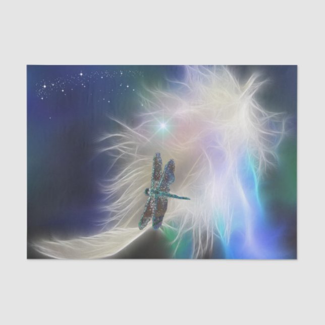 Papel De Seda Angel Feather y Dragonfly (Anverso)