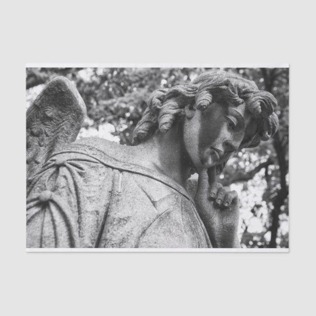 Papel De Seda Ángel mirando hacia la eternidad (Anverso)