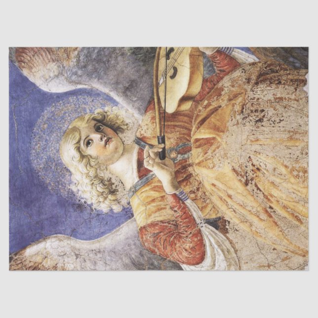 PAPEL DE SEDA ANGEL NAVIDADES DE LA MÚSICA (Anverso)