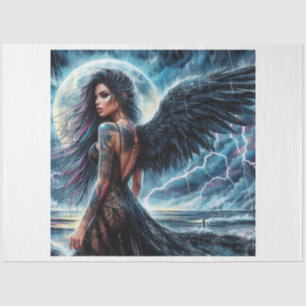 Papel De Seda Ángel oscuro 2