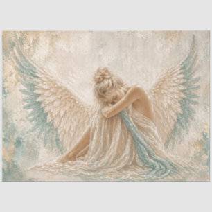 Papel De Seda Ángel Perla Teal
