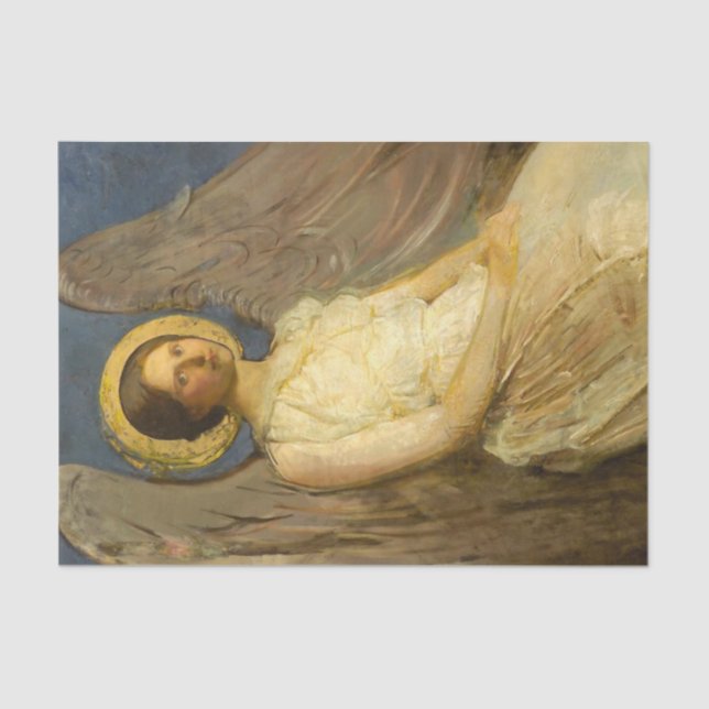 Papel De Seda Ángel sentado de Abbott Handerson Thayer (Anverso)