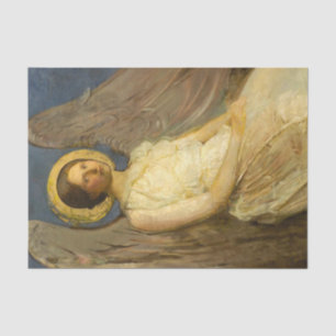 Papel De Seda Ángel sentado por Abbott Handerson Thayer