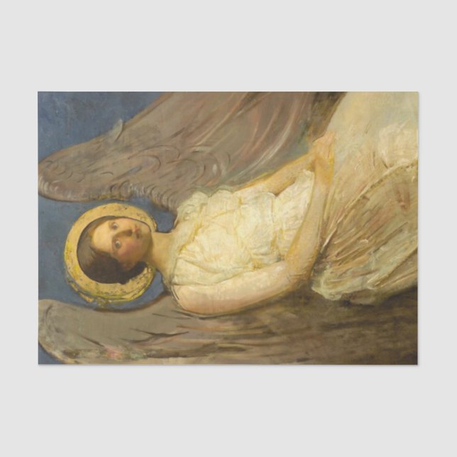 Papel De Seda Ángel sentado por Abbott Handerson Thayer (Anverso)