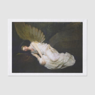 Papel De Seda Ángel victoriano de época original (no IA)