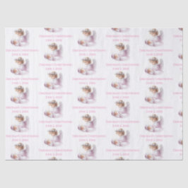 Papel De Seda Ángel viendo el bautismo de las niñas