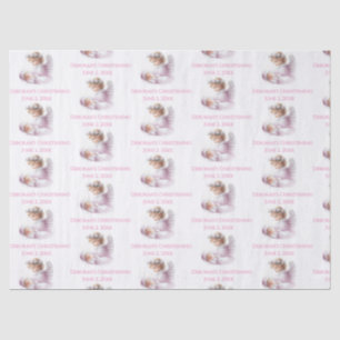 Papel De Seda Ángel viendo el bautismo de las niñas