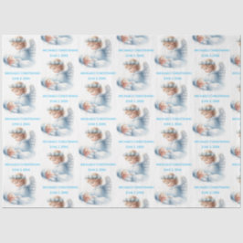 Papel De Seda Ángel vigila el bautismo de bebé