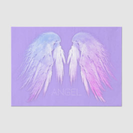 Papel De Seda ANGEL WINGS Fairy Purple Custom Name