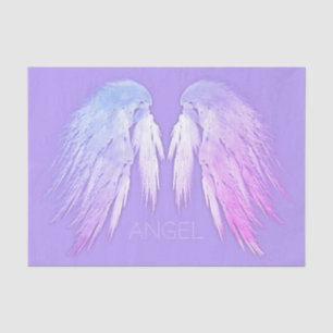 Papel De Seda ANGEL WINGS Fairy Purple Custom Name