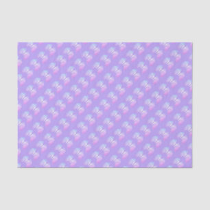 Papel De Seda ANGEL WINGS Fairy Purple Pattern