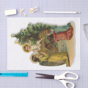 Papel De Seda Ángel y Jesús Navidad Cristiana Niños