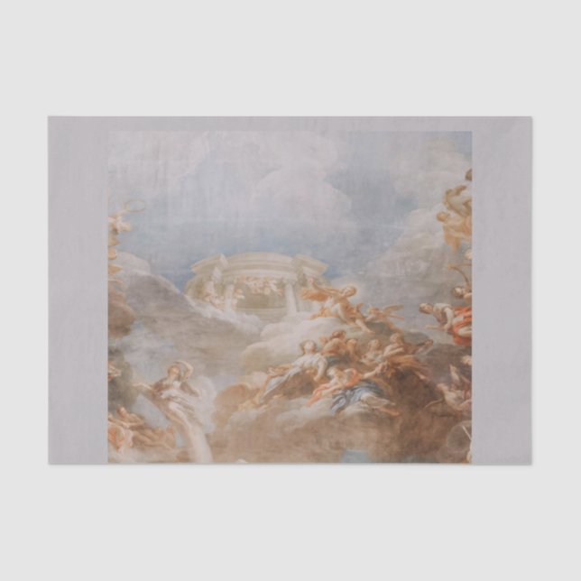 Papel De Seda ángeles en el cielo (Anverso)