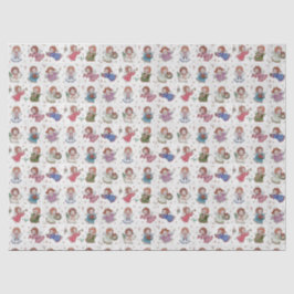 Papel De Seda Ángeles Navidades