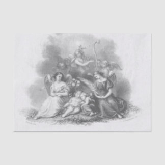 Papel De Seda Ángeles y querubes