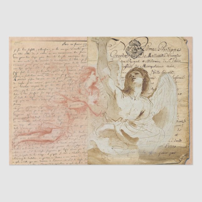 Papel De Seda Angélico (Anverso)