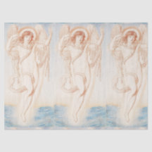 ANGELS IN BLUE PERSONALIZADO Tissue Paper