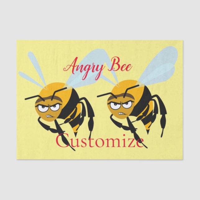 Papel De Seda Angry Bee Thunder_Cove (Anverso)