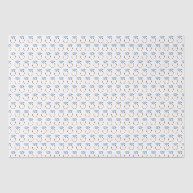 Papel De Seda Anillo Boda de compromiso de diamantes (Anverso)